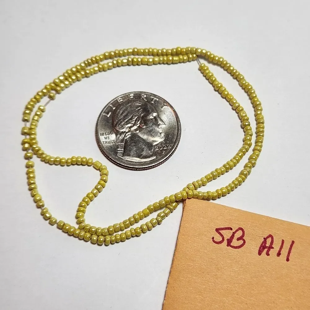 5/$10 Seed Bead Strand 1 Single Strand Seed Beads Jewelry Making Supplies Crafts